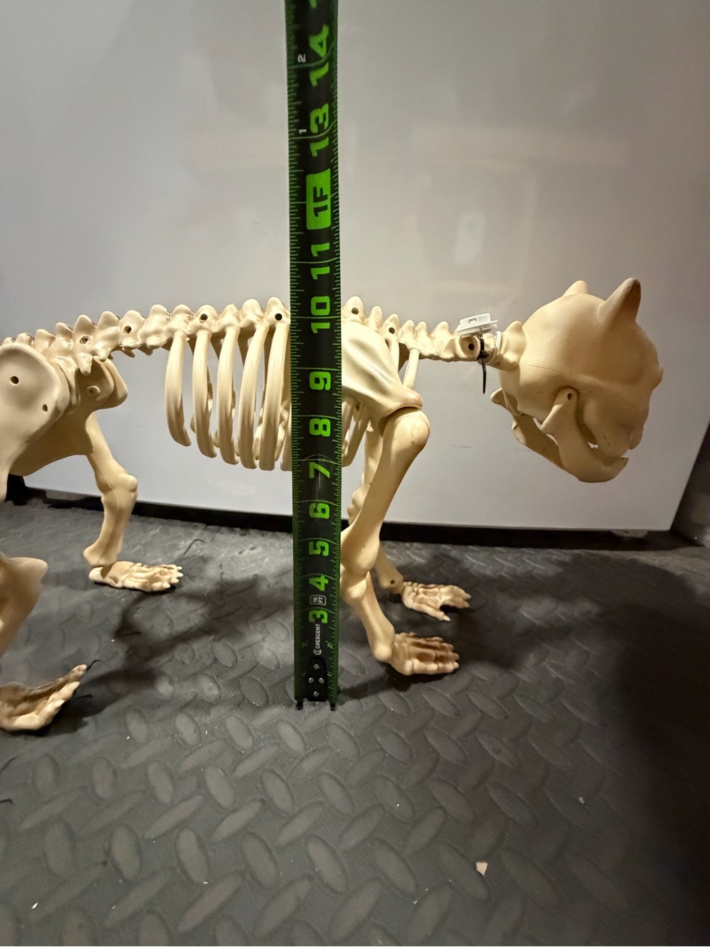 Halloween Animated Skeleton Dog  LED Eyes Sound
